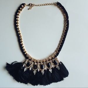 Fringe Tassel Statement Necklace