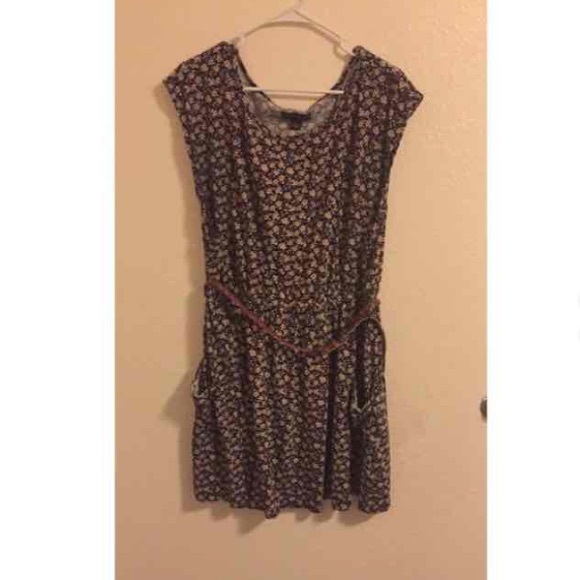 Forever 21 Floral Dress with Belt
