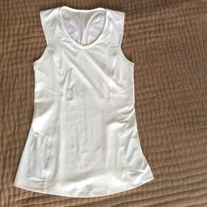 White Lululemon Tank