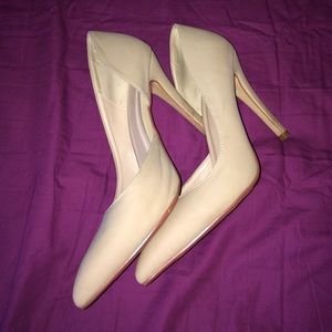 Nude heels from Charlotte Russe nude
