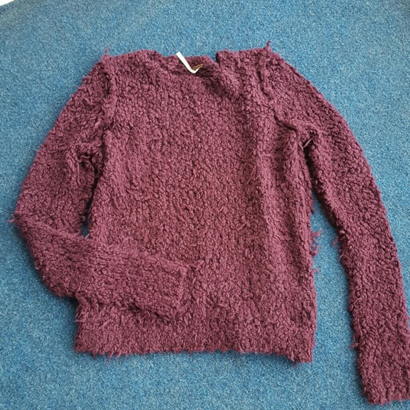 Purple Free People sweater