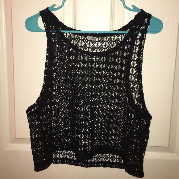 Black VS pink swim cover up
