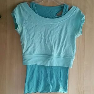 Aeropostale cropped tee - 2 set