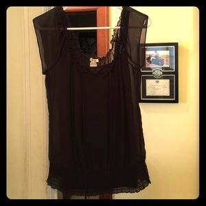 Super cute blouse with built in cami