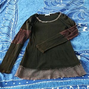 SUNDAY SALE! Artsy bohemian long sleeve top