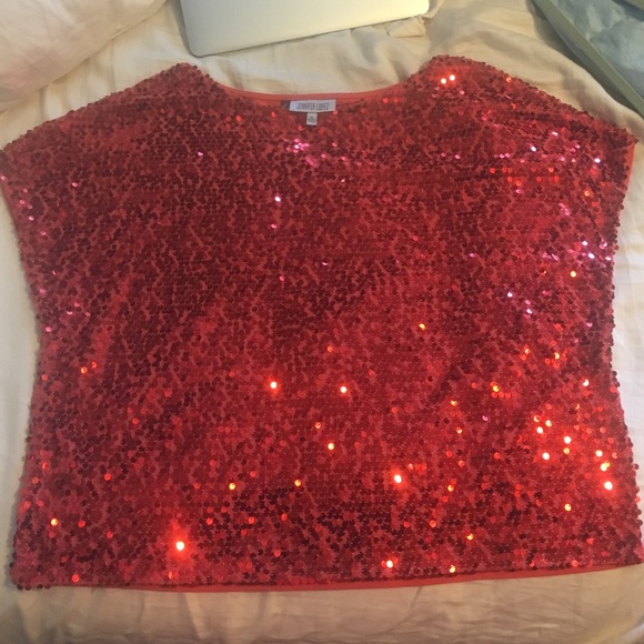 Sequin crop top