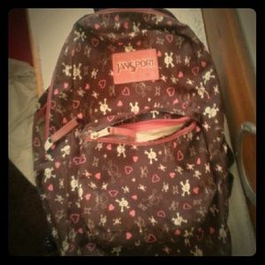 Skull and heart Backpack