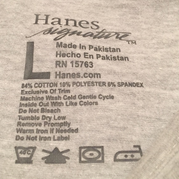 Hanes Gray T-shirt Dress - Picture 2 of 3