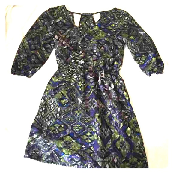 Geometric Patterned Dress