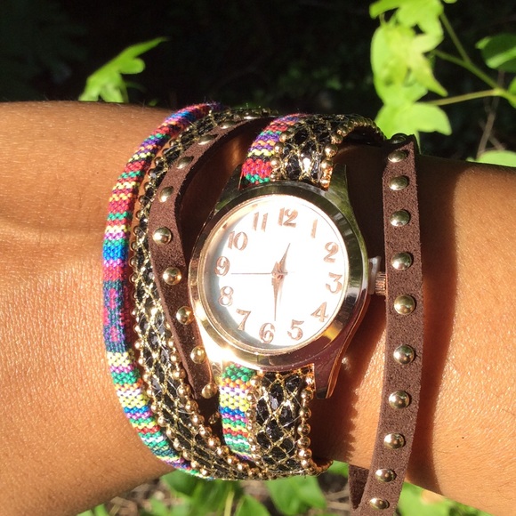 Beautiful Fashion Boho Wrap Watch - Picture 2 of 4