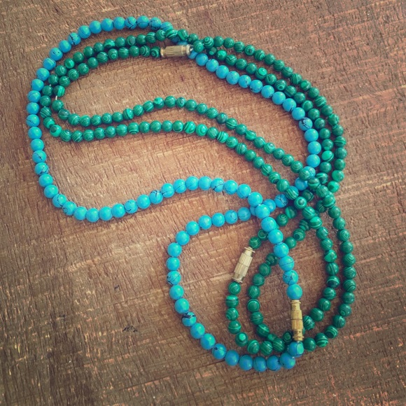 ☀️SALE☀️Malachite beaded necklace / bracelet