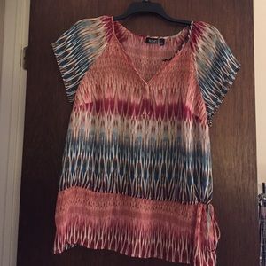 a.n.a striped blouse