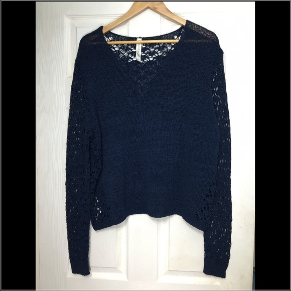 Navy blue sweater