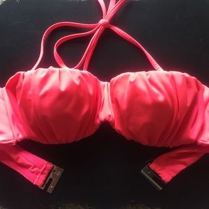 Neon Pink Bikini Top