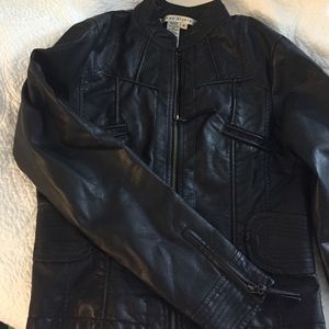 Max studio leather jacket MEDIUM