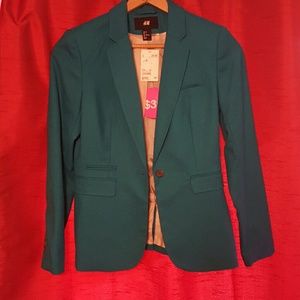 Teal H&M Blazer