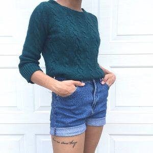 SOLD Teal sweater