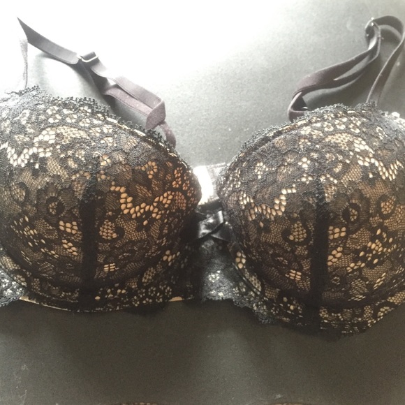 Black Lace Bra