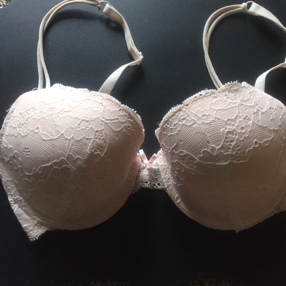 Blush Pink Lace Bra