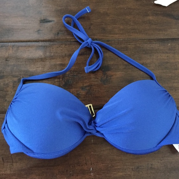 Cobalt blue bikini top
