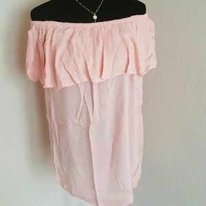 La belbe Off shoulder blouse ,