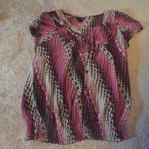 Blouse with camisole