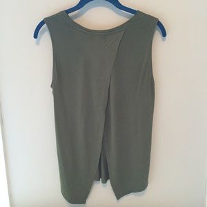 Split Back Tank Top