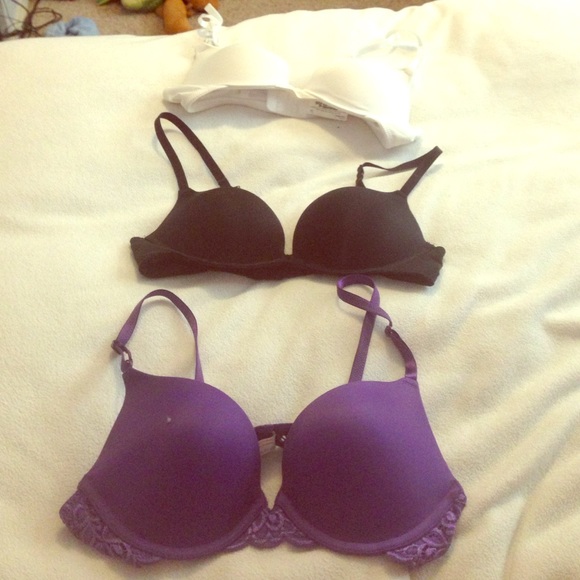 Bundle of 3 34A push-up bras