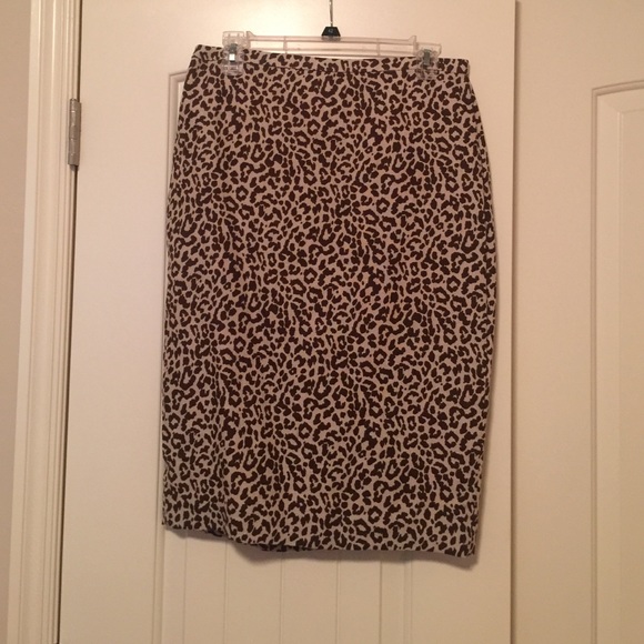 J.Crew Leopard Print Skirt. Never Worn!