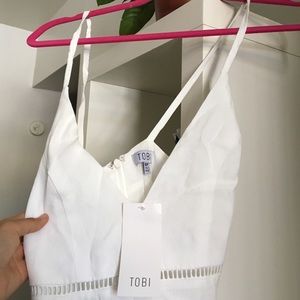 Tobi White Bodycon Dress ~~SIZE SMALL~~