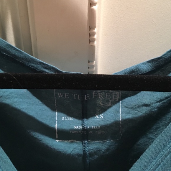 Very flattering on Free people tee size xs - Picture 2 of 3