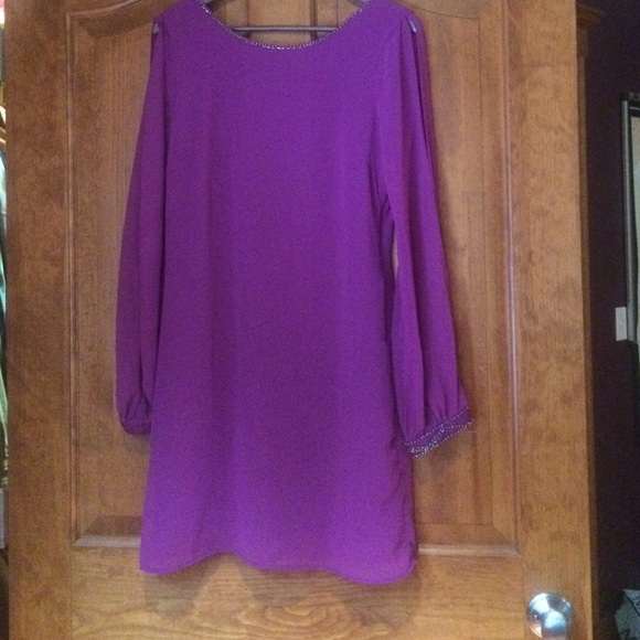 Purple party dress