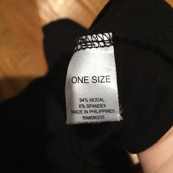 Brand new Brandy Melville black v neck loose tee - Picture 3 of 3