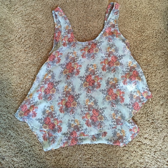 Floral tank top