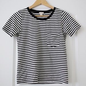 J.Crew Stripe Short Sleeve Tee