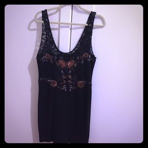 Free People Lace/Cotton Dress