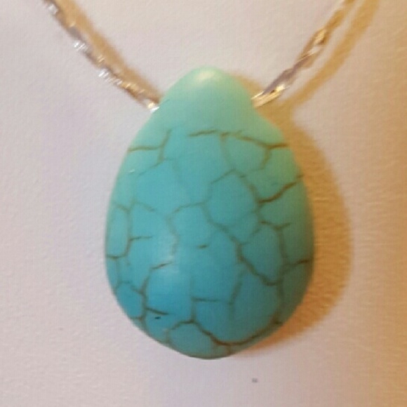 .925 Sterling Silver Tourquese - Picture 2 of 2