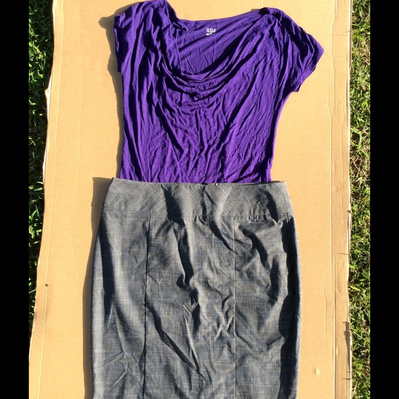 A. Byer Pencil Skirt w/Ruffle - Picture 3 of 3