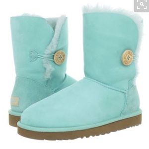Tiffany blue button uggs
