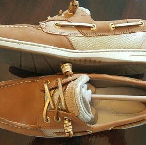Ivyfish Brush Cognac/Gold Sperry Top-Sider