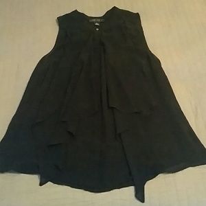 Black Sheer Dressy Tank