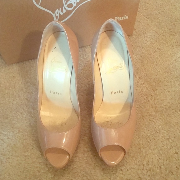 Lady peep 150 patent calf louboutins