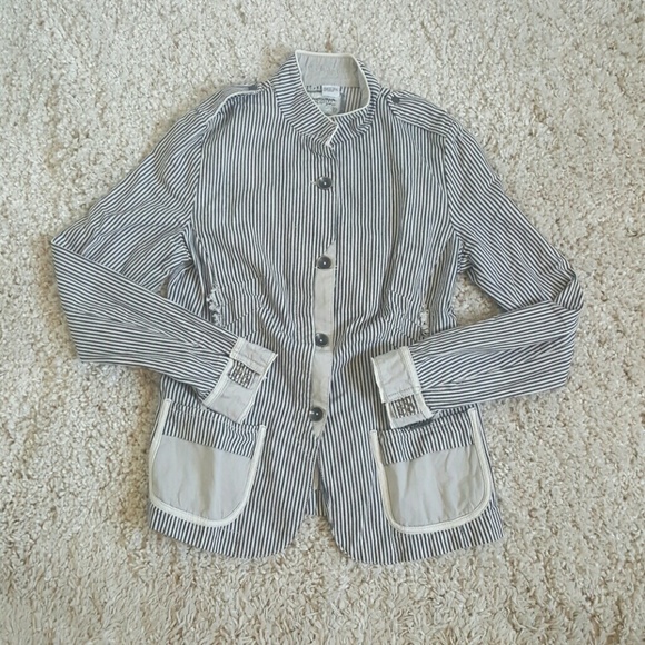 *TRADING* Quirky Pinstriped Jacket
