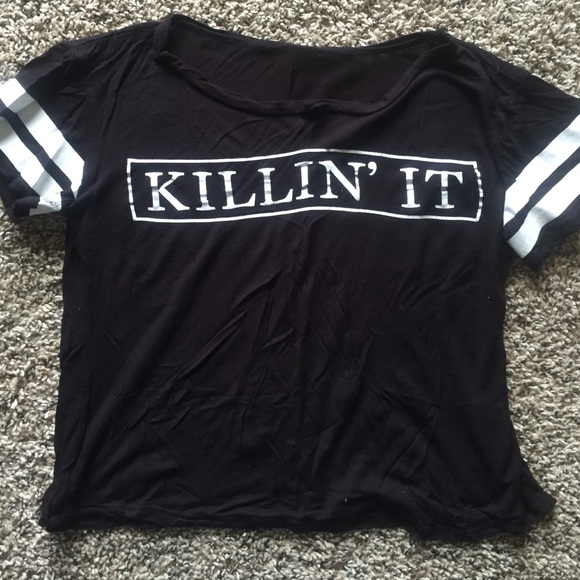 Black T Shirt (KILLIN' IT)