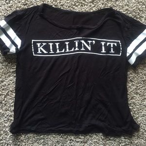 Black T Shirt (KILLIN' IT)