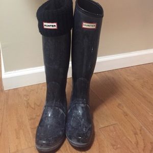 Brand new hunter boots! Size 8