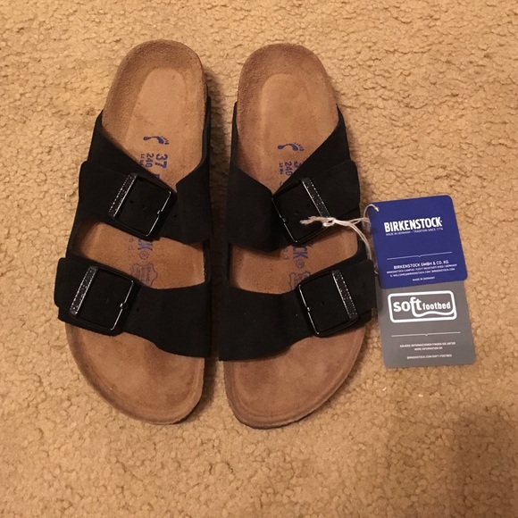 NWT Birkenstock softwood Arizona suede