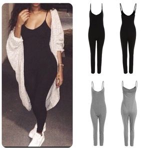 V Neck Black Romper Jumpsuit