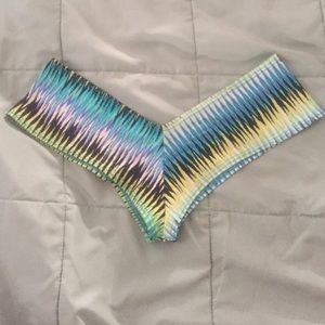 Brazilian bikini bottoms NWOT. Teal and green S M