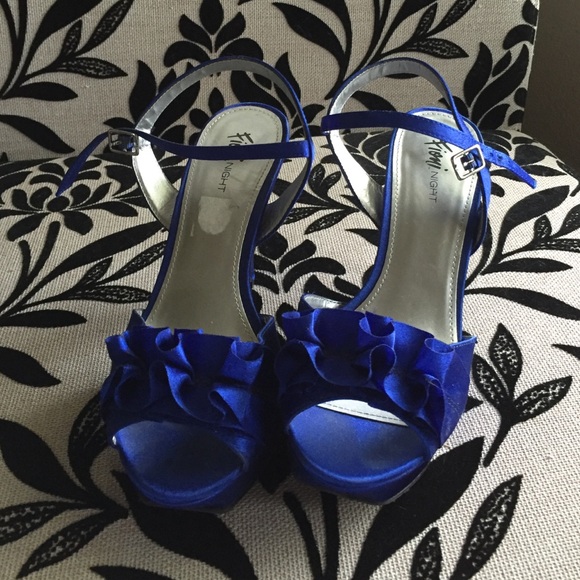 Blue fioni night heels